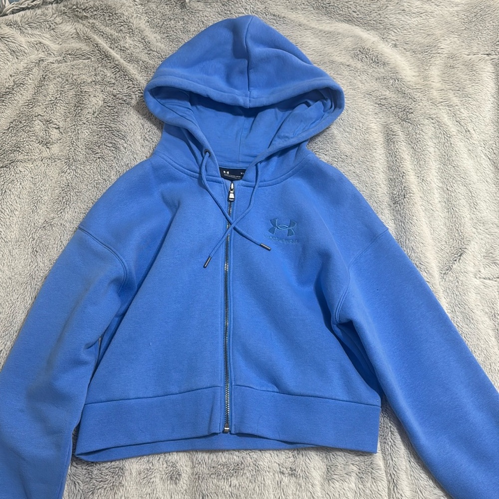 Blue Under Armour Zip Up